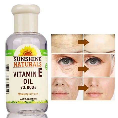 Naturals Vitamin E Oil 70000iu Skin Care Face Lift Essence Tender Anti