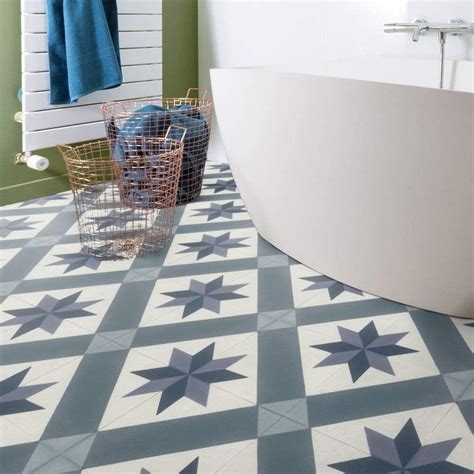 Blue And White Vinyl Floor Tiles Flooring Tips