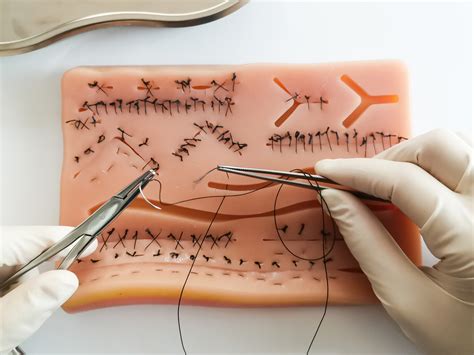 Practice Stitching On Skin Suture Silicone Superglue Cut Survival Life