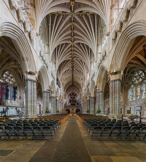 Fileexeter Cathedral Nave Exeter Uk Diliff