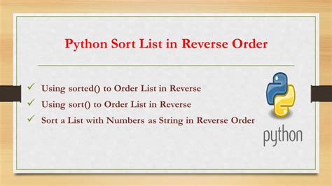 Python Sort List In Reverse Order Spark By Examples