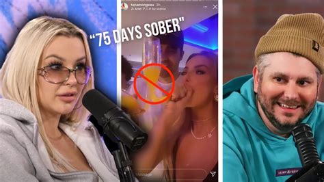 Tana Mongeau Is Sober 75 Hard Challenge H3 Podcast Clips Youtube