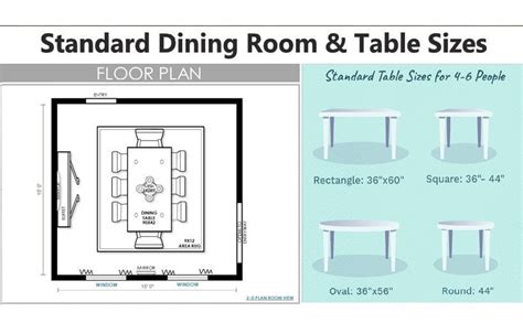 What Is The Standard Size Of A Dining Table Best Dining Room Ideas