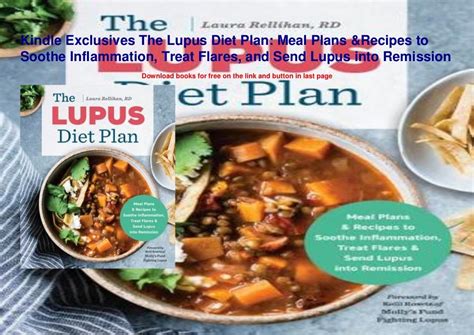 Kindle Exclusives The Lupus Diet Plan Meal Plans And Recipes To Soothe