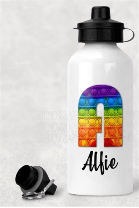 Fidget Water Bottle Toy Sensory Design Personalised Etsy Uk