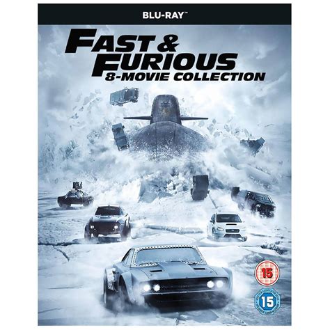 Fast And Furious 8 Film Collection Blu Ray Zavvi Uk