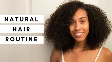 Curly Hair Routine for 3C/4A Hair - YouTube