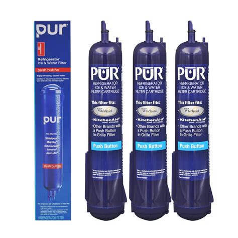 Buy whirlpool fridge filter 4396841 get better pure water and health. Push-Button W10186667 Whirlpool 4396841 4396710 PUR ...