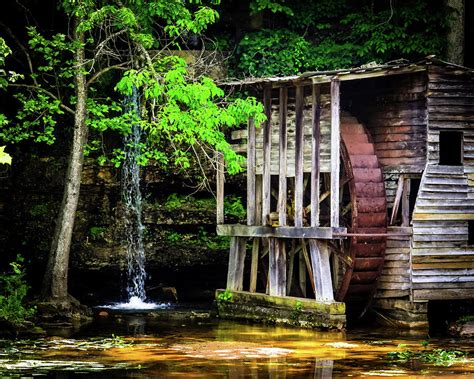 Falling Springs Mill Photograph By Ronnie Martin Fine Art America