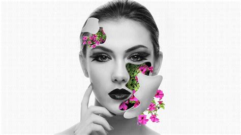 Photoshop Tutorial Flower Face Effects Photoshop Tutorial