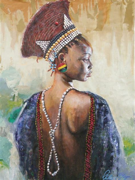 Zulu Art Female Art South African Art Africa Art