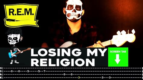 【r e m 】[ losing my religion ] cover by cesar lesson bass tab youtube