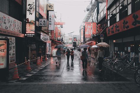 Japanese Street Wallpapers Wallpaper Cave