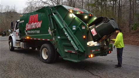 New Way Rear Loader Garbage Trucks Youtube