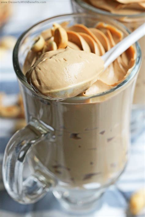 Healthy Peanut Butter Mousse Recipe Sugar Free Low Carb Vegan