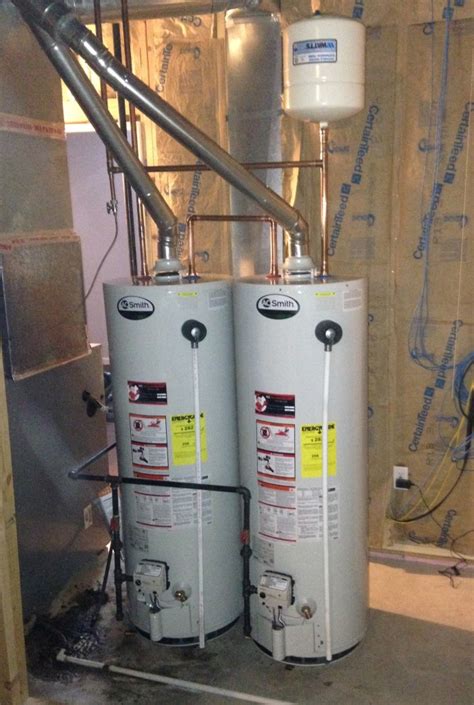 Dec 18, 2020 · in gas tankless water heaters, combustion of gas produces heat that is transferred to inlet water as it journeys through the winding pipes of the heat exchanger. installing two ao smith hot water heaters in series ...