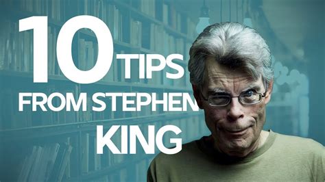 10 Writing Tips From Stephen King For Writers And Screenwriters Youtube