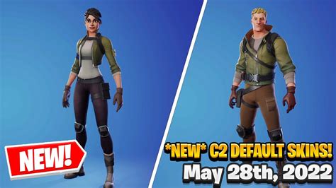 New Chapter 2 Default Skins Fortnite Item Shop May 28th 2022