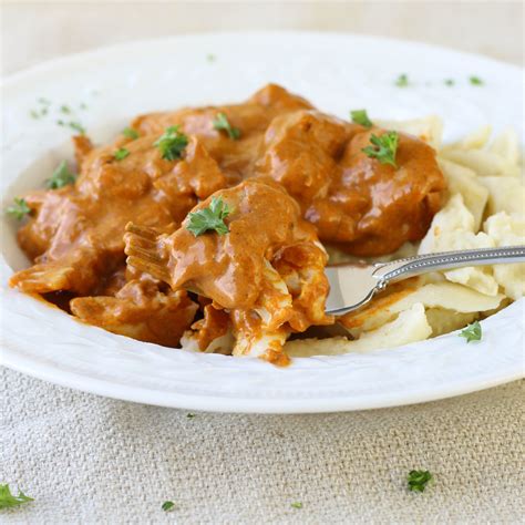 Hungarian Chicken Paprikash Chef Lindsey Farr