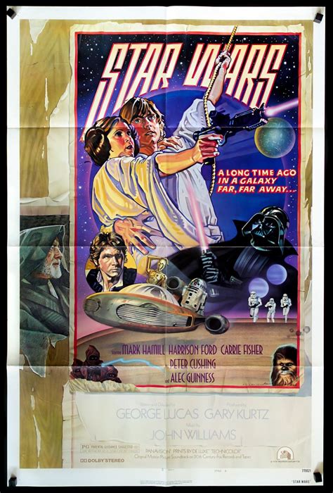 Star Wars 1977 Original Style D One Sheet Movie Poster Original