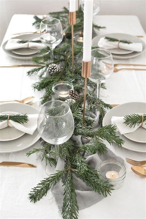 The Best Winter Table Decorations You Need To Try 50 Modern Christmas