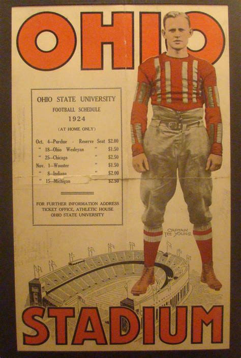 1924 Ohio State Buckeyes Poster Collectors Weekly