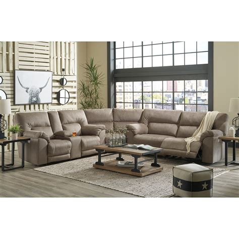 Benchcraft By Ashley Cavalcade Casual Power Reclining Sectional With