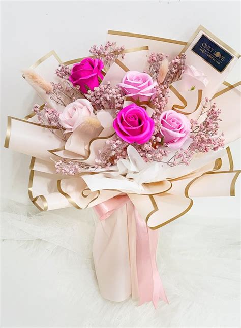 （kuala lumpur & selangor only). SF17 Soap Rose Bouquet | Same day flower delivery to ...