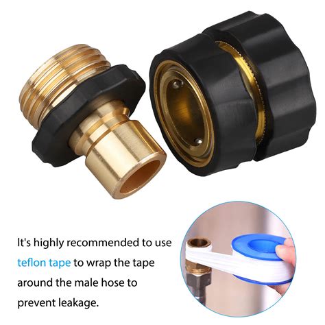 Eeekit 4 Set Garden Hose Quick Release Connect Coupler Male And Female