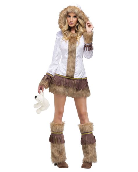 Sexy Eskimo Lady Costume For Carnival Horror