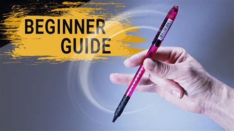 Pen Spinning for beginners - step by step guide - YouTube
