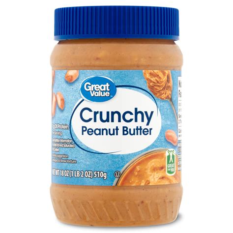 Great Value Crunchy Peanut Butter 18 Oz