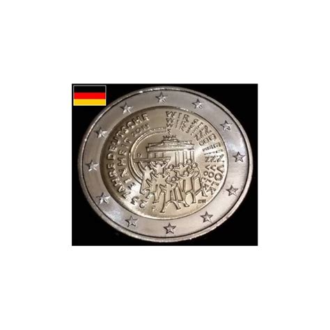 2 Euros Commémorative Allemagne 2015 25ans Réunification Piece De Monnaie
