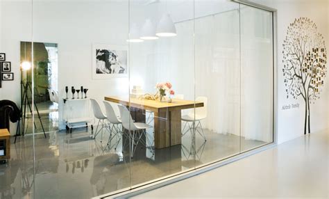Office Glass Wall Ideas And Three Wall Decor Interior Design Ideas