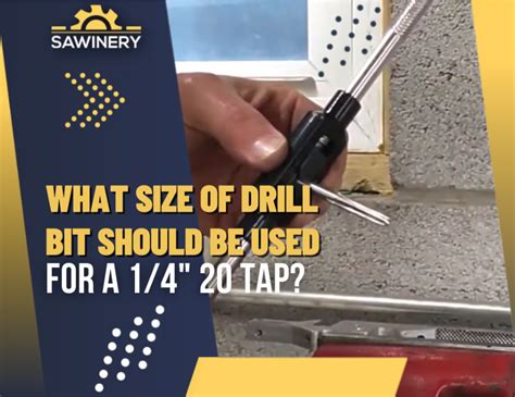 What Size Of Drill Bit Should Be Used For A 14 20 Tap 2024