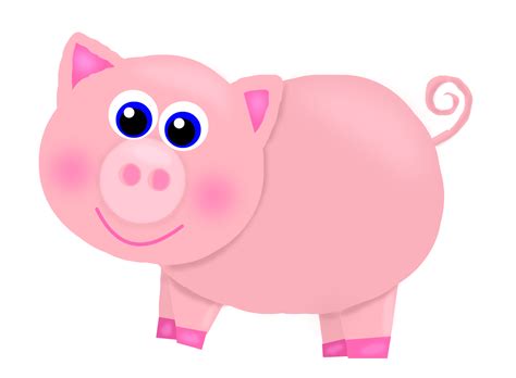 Pink Pig Clipart 65260 Pinclipart Images And Photos Finder