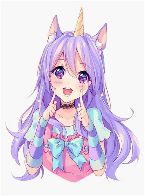 Transparent Kawaii Anime Png Kawaii Cute Anime Girl Png Download