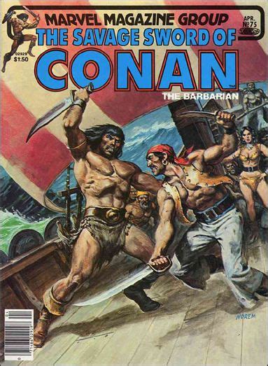 Savage Sword Of Conan 75 A Apr 1982 Comic Book By Marvel