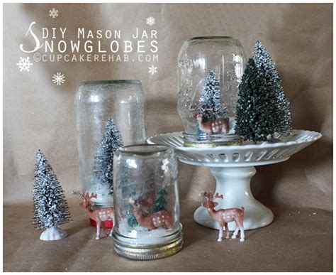 Diy Magic Mason Jar Snow Globes