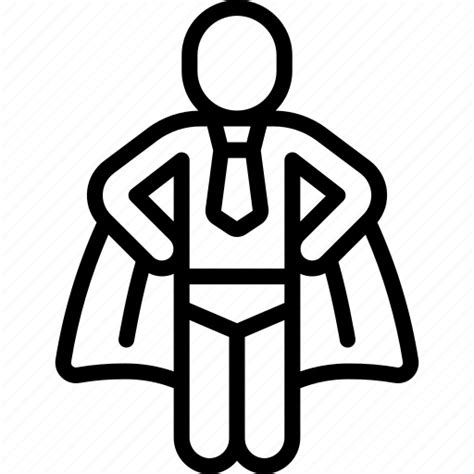 Business Superhero People Stickman Hero Icon Download On Iconfinder