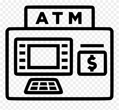Download Atm Icon Png Transparent Clipart Automated Atm Vector Png