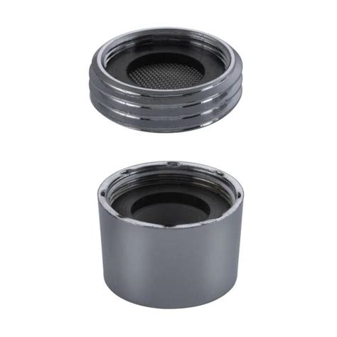 Some aerators come with a flow restriction lever on them. Glacier Bay Laundry Faucet Aerator in Chrome-RP90108 - The ...