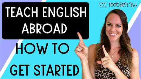 How To Get Started Teaching English Abroad 5 Easy Steps Youtube