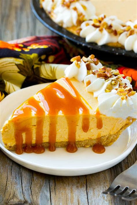 I can't remember how i came across this but this is an wonderful quick alternative to i will put it in a pastry bag and decorate the top with the whip cream. No Bake Pumpkin Cheesecake - Dinner at the Zoo