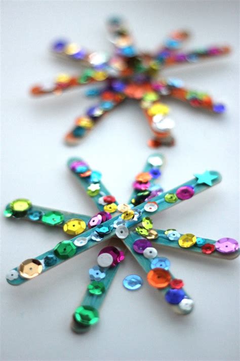 Toddler Approved!: Sparkly Snowflake Craft for Kids
