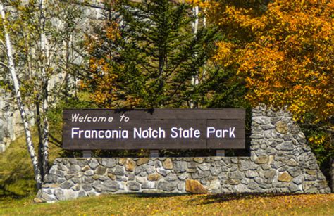 Scenic New Hampshire Franconia Notch State Park