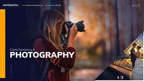 Photographer Portfolio Web On Behance