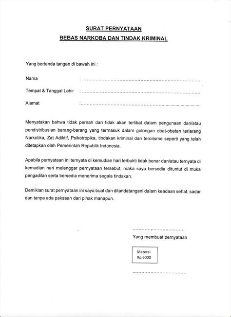 Contoh Surat Perjanjian Perkara - Surat permohonan : Desain Contoh