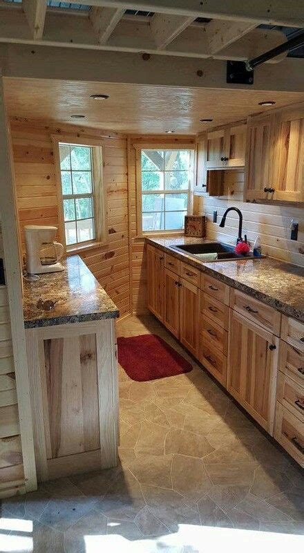 12 x 24 cabin floor plans google search cabin floor deluxe lofted barn cabin floor plan these are photos of the same style only feet longer at. Maximize the space of Graceland's 14x40 Wraparound Lofted Barn Cabin with this Kitchen | Tiny ...