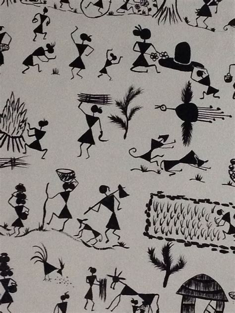 Easy Warli Painting Designs On Paper